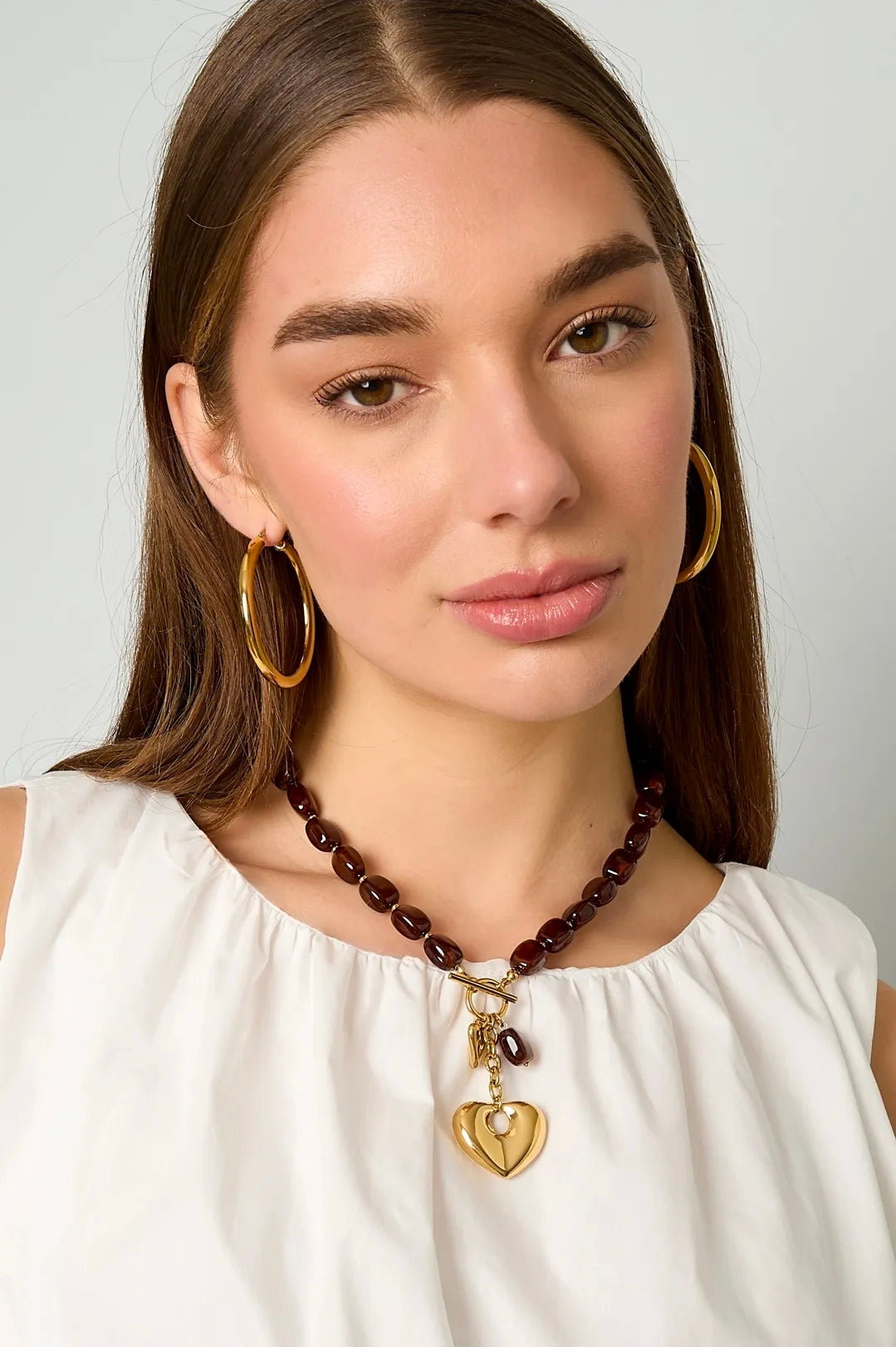 Molly necklacd brown