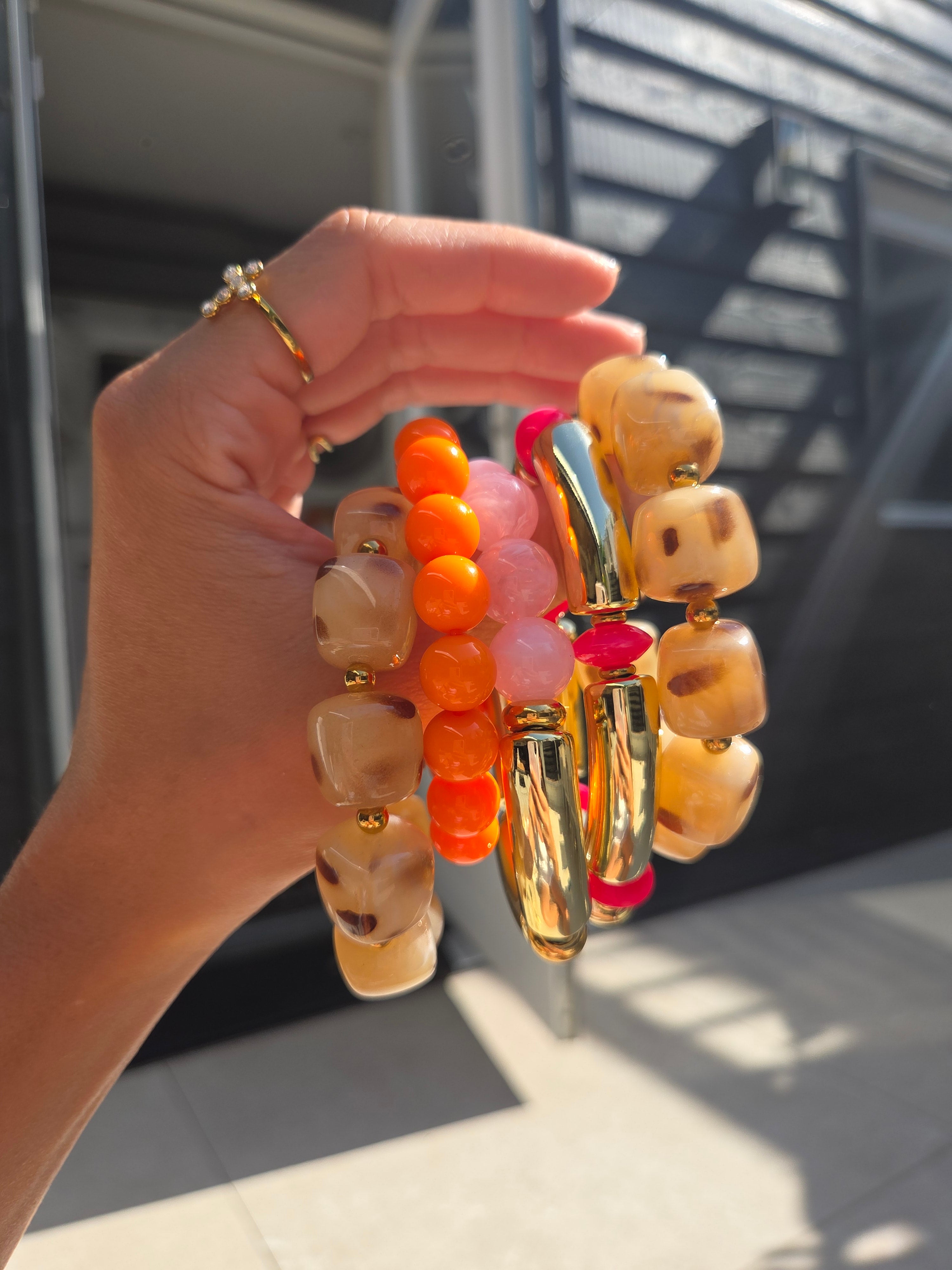 Fashion Jewellery Light Pink Bracelet