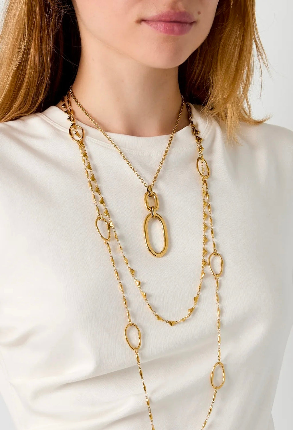 Oval necklace