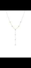 Y Necklace Zirconia