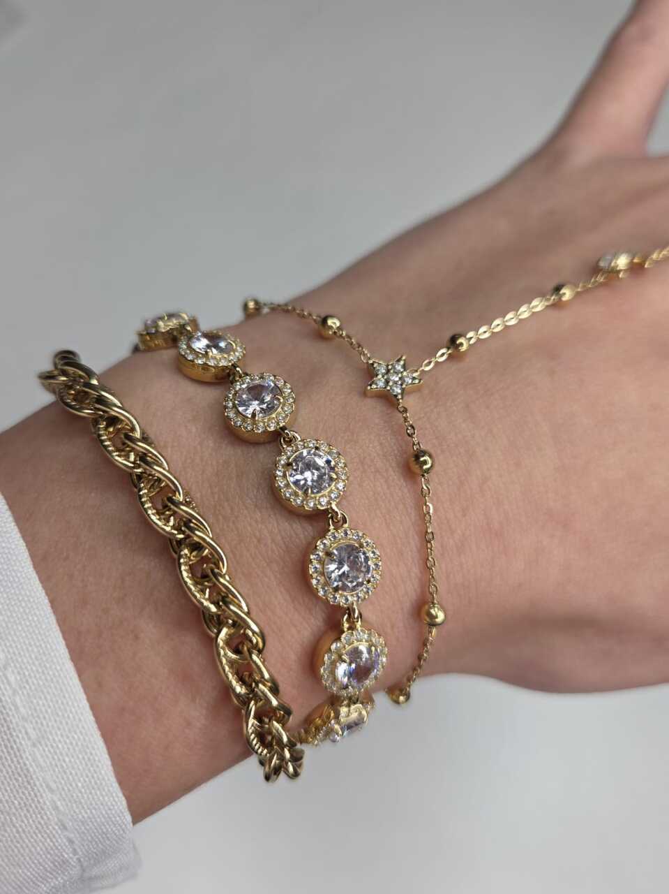 Strass Bracelet Gold