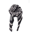 Trendy sjaal zwart/wit